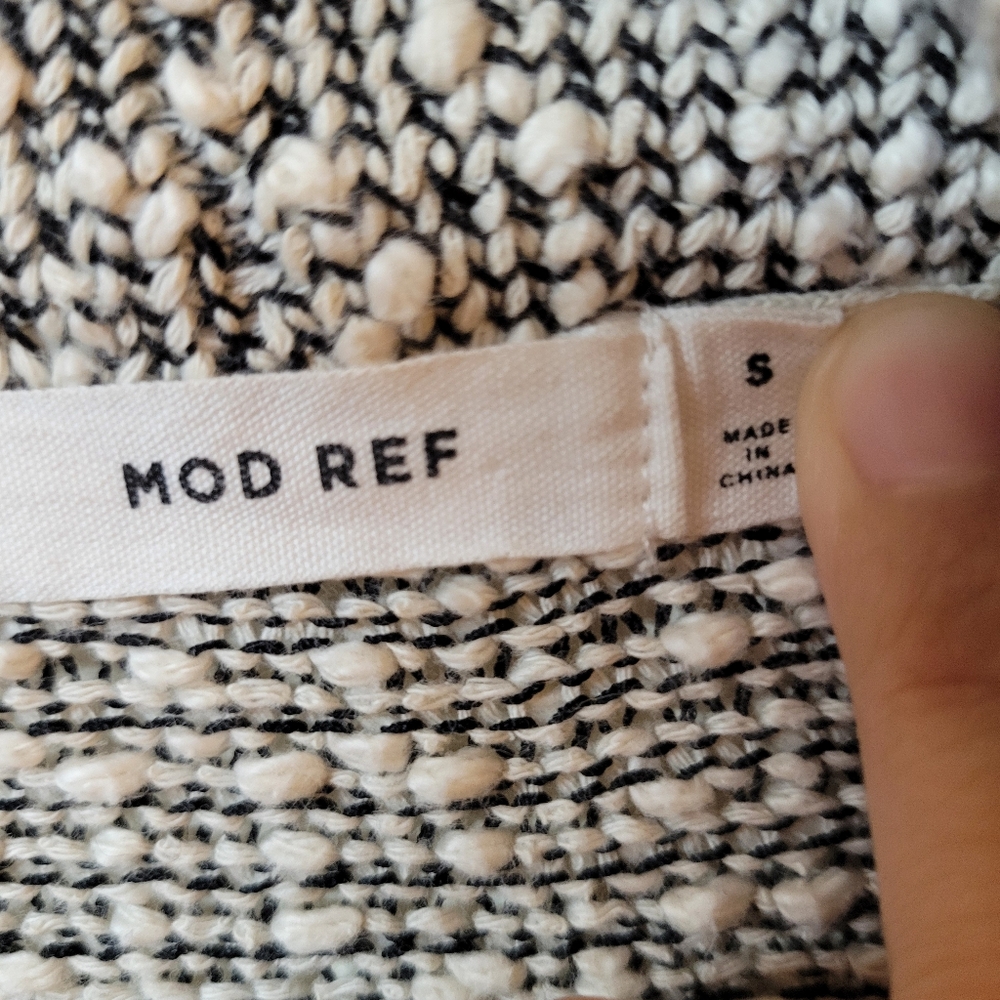 Mod Ref Cream Texture Knit Wrap Cardigan - Picture 14 of 16